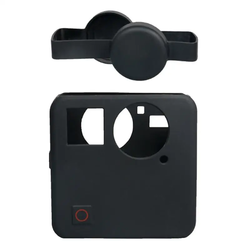 

Soft Silicone Camera Protective Cover Silicone Cover Housing Case with Lens Cap Set Camera Accessories for Gopro Fusion