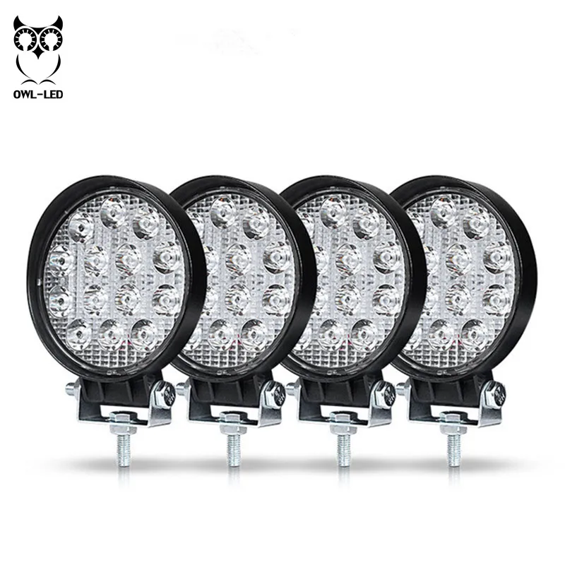

OWL-LED 4inch Offroad 42W LED Light Bar Spot Flood for Jeep ATV Boat SUV 4WD 4x4 Truck Tractor LED Work Light 12V 24V