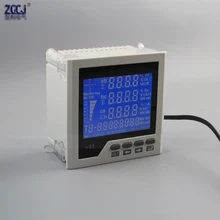 LCD multifunction meter power factor power energy KWh three phase power meter ampere voltage Watt panel meter with RS485 lcd 60lx750a power panel runtkb071wjn1 jsl4190 003a is used