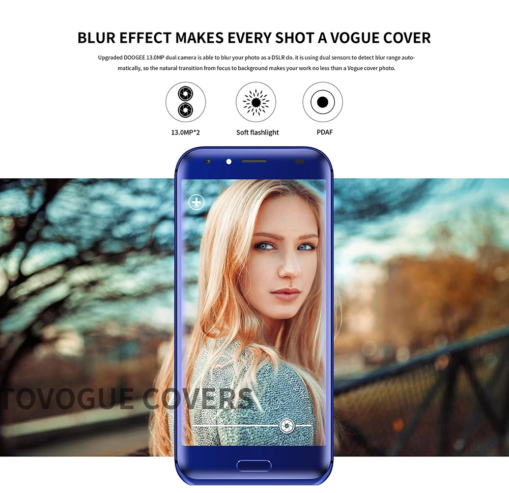 Оригинальный смартфон DOOGEE BL5000 5 ''FHD MTK6750T Octa Core Двойная Задняя камера Android 7 0
