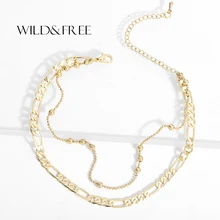 Новая модная женская Золотая Серебряная многослойная цепочка с бусинами, ножные браслеты, аксессуары для ног, украшенная бусинами, цепочка на ногу, женские пляжные украшения, подарок