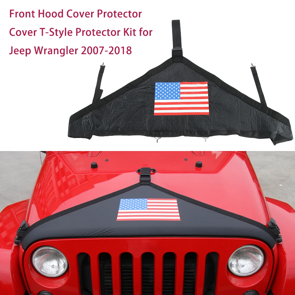 Передний капот защитный чехол T-style защитный комплект для Jeep Wrangler 2007- стайлинга автомобилей