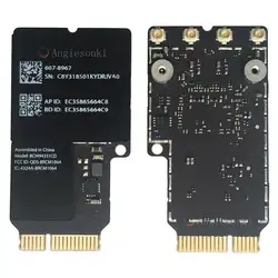 Dual Band Broadcom BCM94331CD 802.11a/B/G Wi-Fi карты + Bluetooth 4.0 для AP. образца A1418 A1419 Mac. ноутбук книги