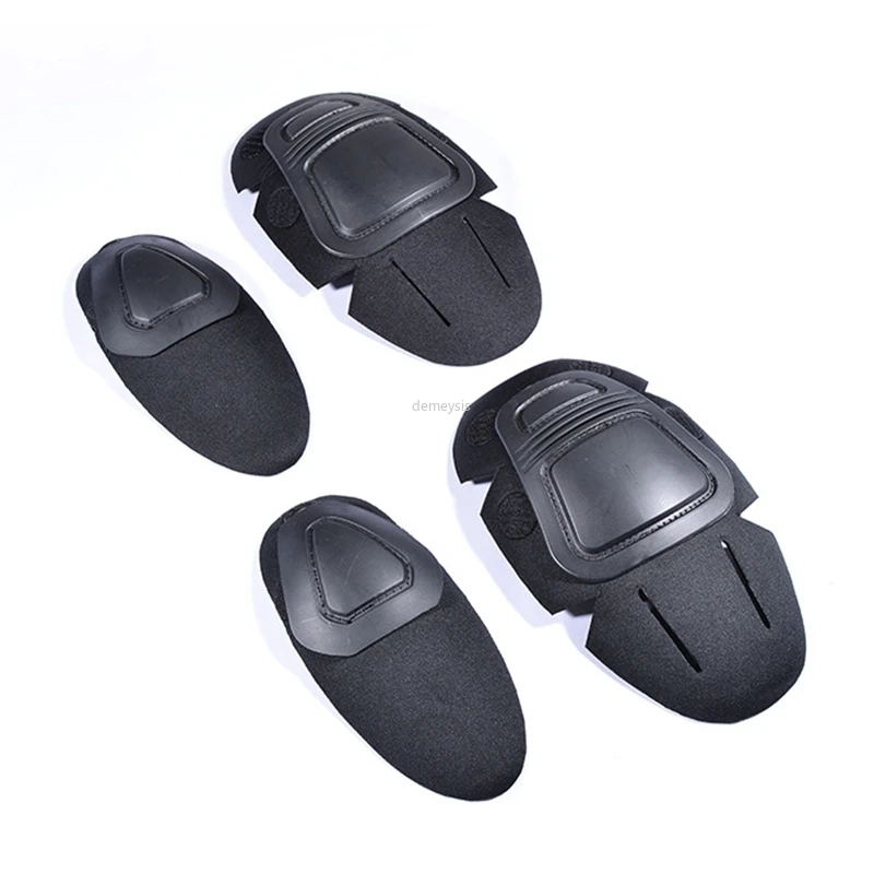 

Tactical Uniform Knee Pads Elbow Support Paintball Airsoft Interpolated Kneepad Military Combat Uniform Knee Protector Set