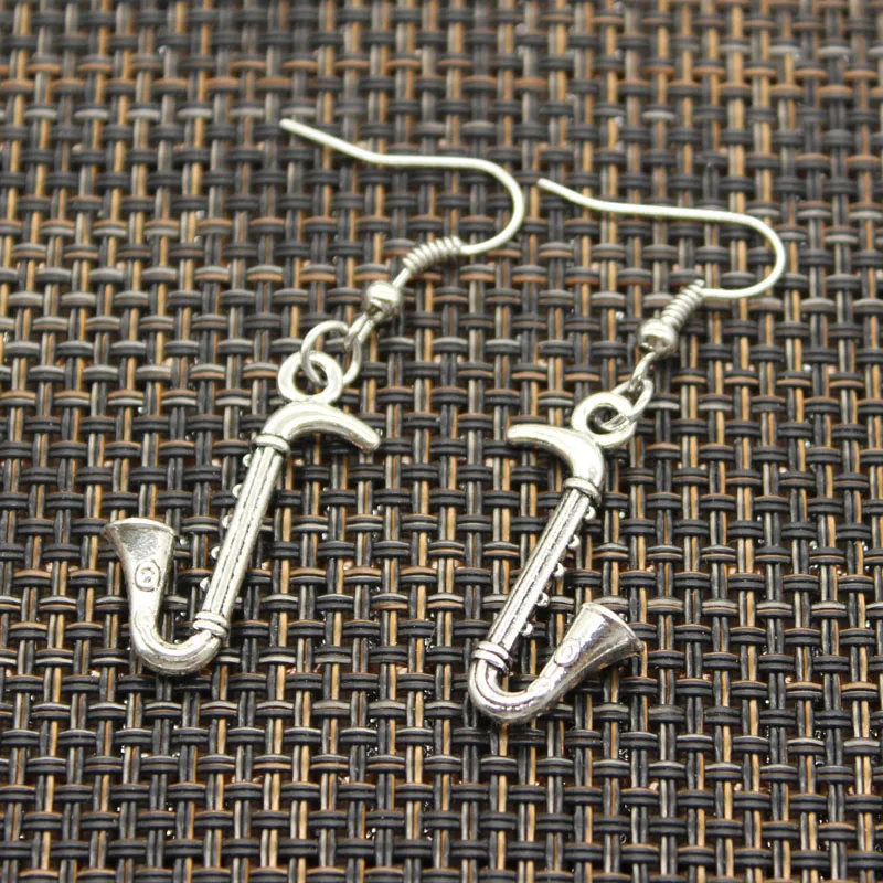 Хит продаж музыкальный инструмент для саксофона|Серьги-подвески| |