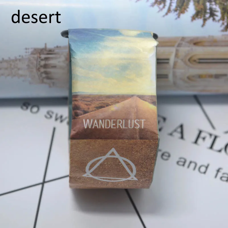 desert Женские, мужские, студенческие, водонепроницаемые наручные часы, цифровые часы, спортивные часы, 1 шт., хороший подарок, бумажные часы, светодиодный, светящийся дисплей, мировое время - Цвет: desert