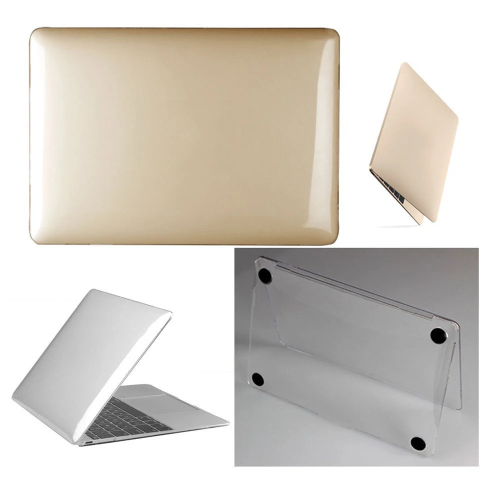 

Transparent Crystal Plastic Hard Clear Case Laptop Shell Case Cover Skin For Apple New MacBook 12" Retina 12 inch