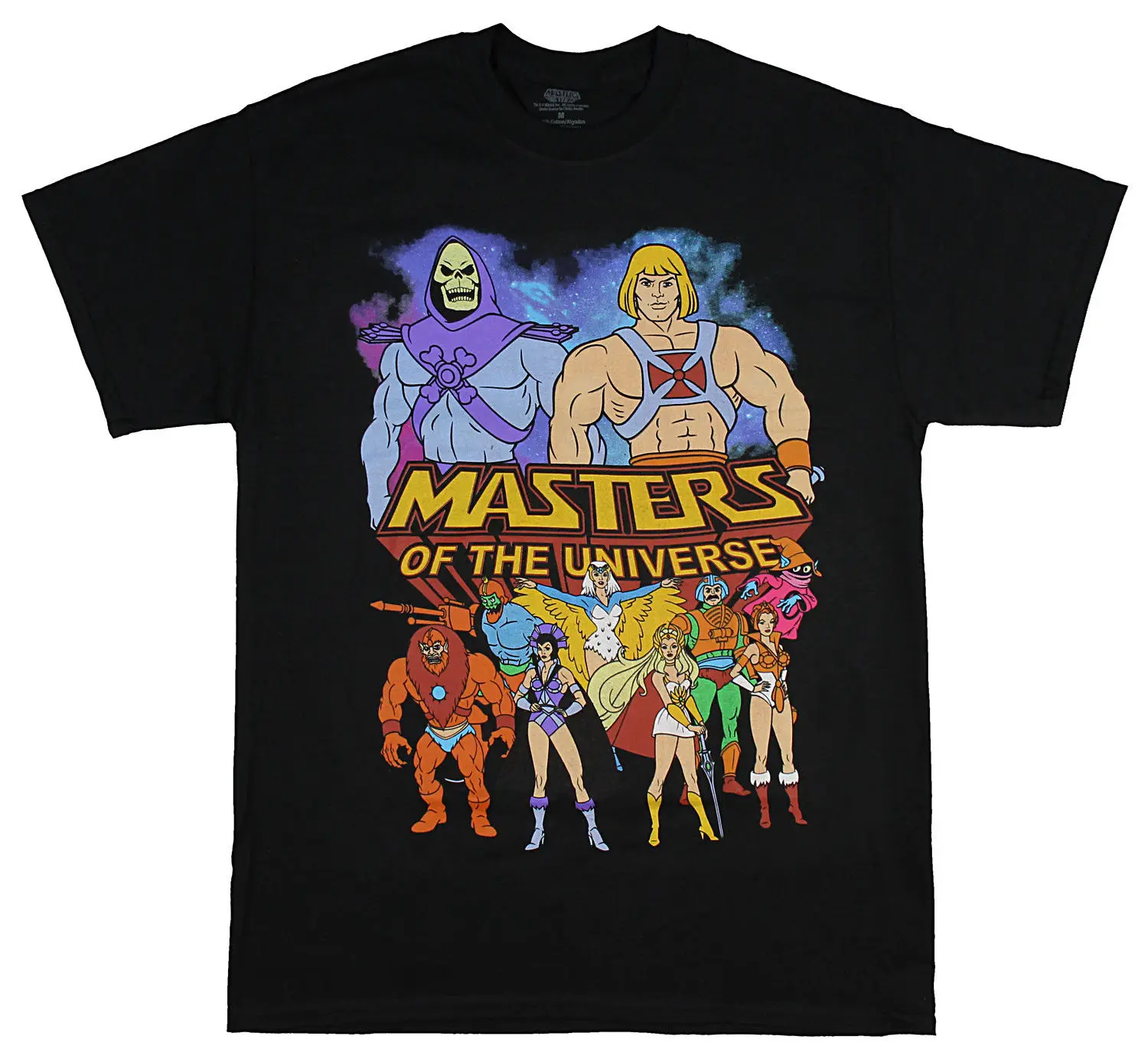 

He-Man Masters Of The Universe Full Cast T-Shirt Men T Shirt Great Quality Funny Man Cotton