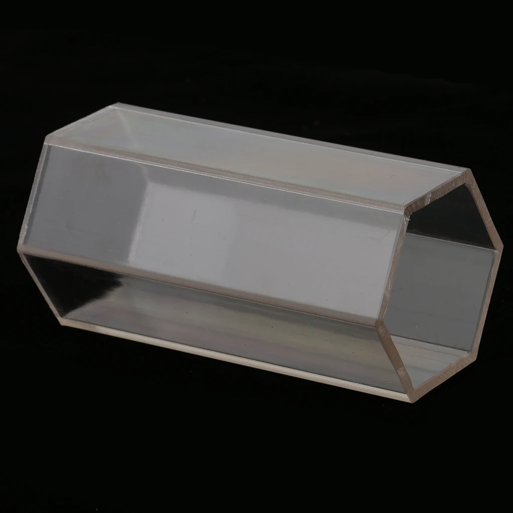 Hexagon Plastic Clear Candle Mold Mould for DIY Candle Making Craft