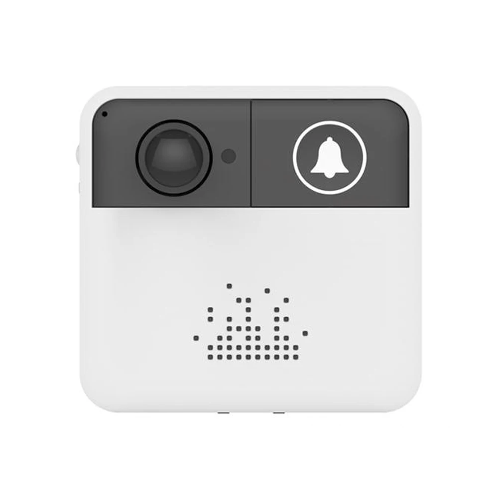 

Wireless Wifi Intelligent Video Intercom Doorbell Smart Home Low Power Consumption Mobile Remote Monitoring White Portable
