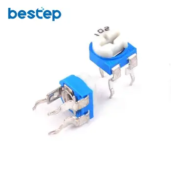 

50PCS Trimmer Potentiometer RM-065 1Kohm 102 1K Trimmer Resistors Variable adjustable Resistors
