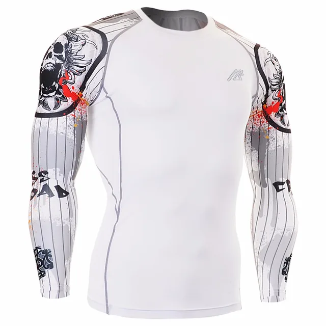 US $32.34 Life On Track Mens Compression Base Layer Shirt Workout Fitness MMA Body Building CPDW9