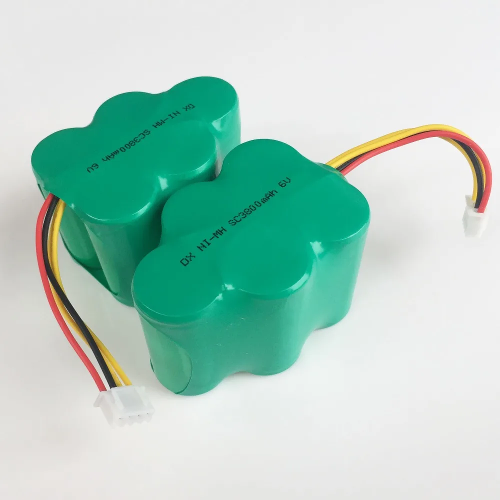 US 6V SC Ni-MH аккумуляторная батарея 3800mAh Замена для ecovas Deebot пылесос робот 650 660 680 710 720 730 760 TBD71