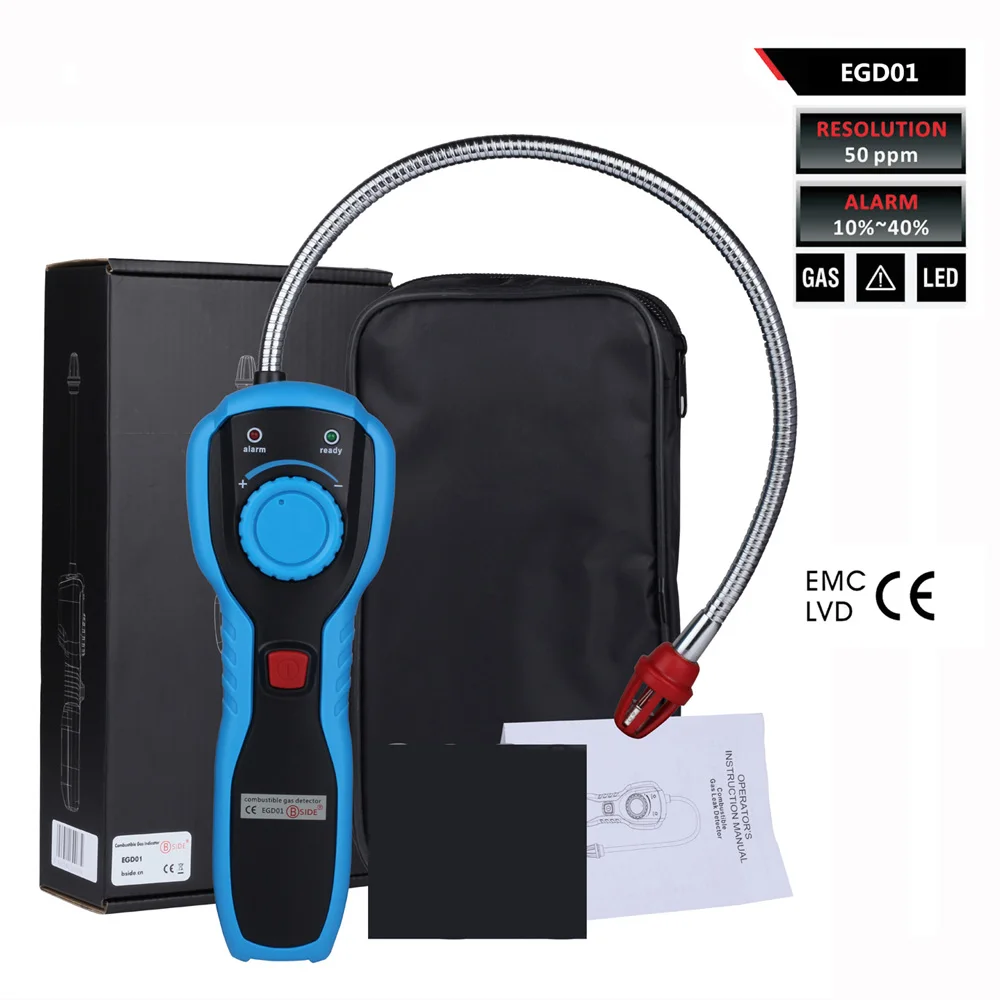 me030 BSIDE EGD01 Handheld Gas Leak Detector / Gas Analyzer