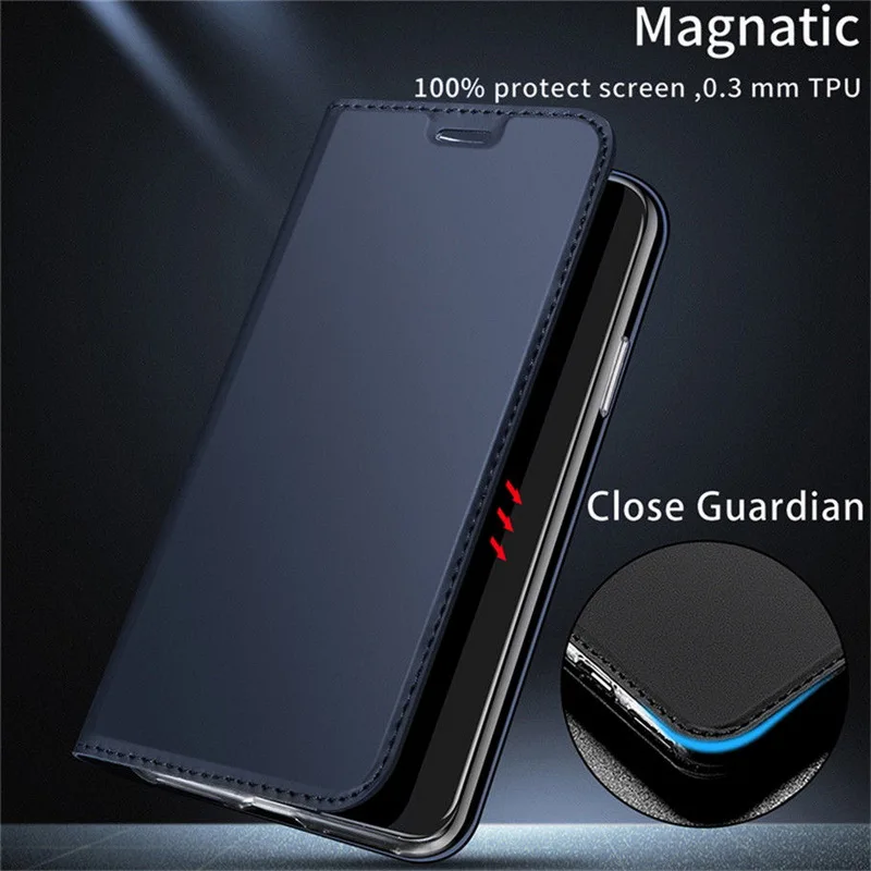 Магнитный Гладкий кожаный чехол-бумажник с откидной крышкой для iPhone X, 8 Plus, 6, 6S Plus, 7 Plus, 5, 5S, SE, чехол-книжка, держатель для карт, чехол-подставка