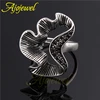 Anillos de estilo Retro de marca de Ajojewel para mujer, joyería para mujer, anillo Vintage de diseño especial para mujer ► Foto 3/6