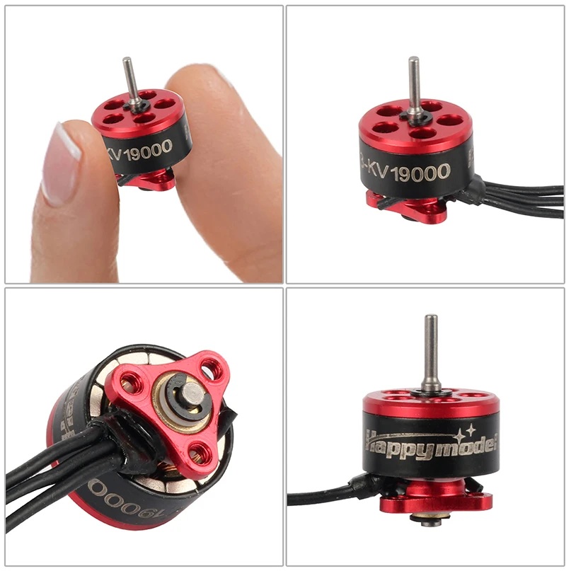 4 шт./лот Happymodel SE0703 KV 15000/19000 1S бесщеточный двигатель для микро FPV мини-гоночного самолета Мультикоптер Дрон аксессуар