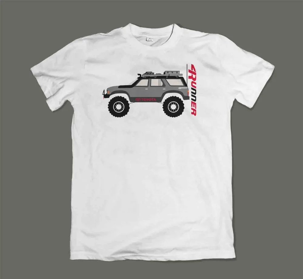 

Мужская футболка с рисунком «Приключения по бездорожью», футболка 2-го поколения с рисунком 4runner, новинка 2019, модная брендовая футболка с рисунком