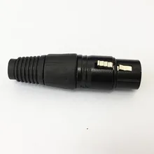 2 pcs 3-pole Microfone para Canhão Canhão XLR Conector fêmea terminal de solda