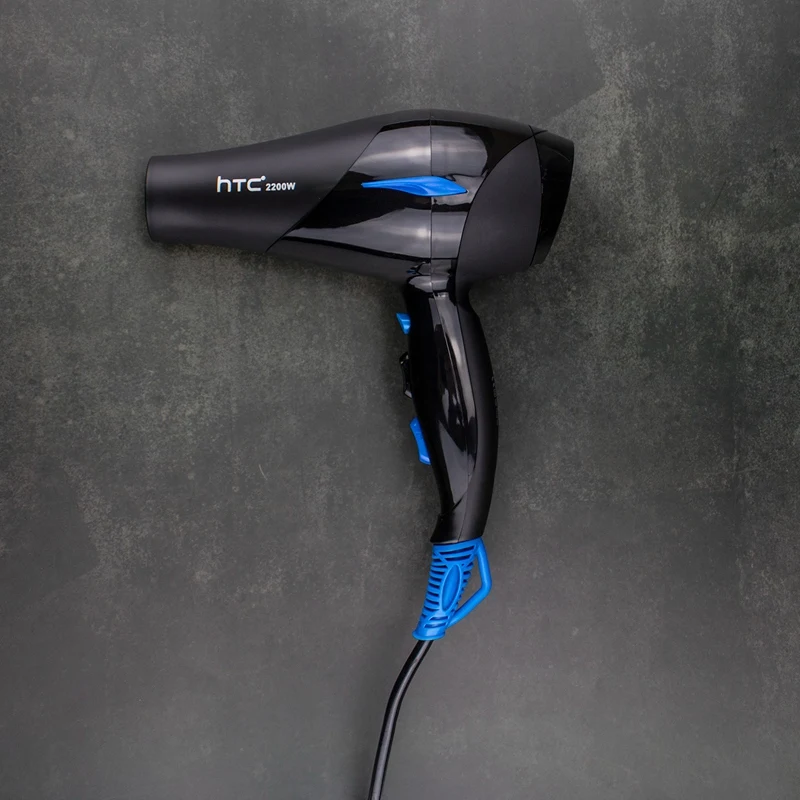 Htc 2200W профессиональный мощный Фен для волос Низкий фен сушильное устройство с обдувом горячим воздухом для парикмахерских салонов инструменты фен E