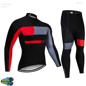 

2019 PRO UCI Red Racing Team Cycling Jersey Pant Set 12D Gel Autumn Ropa Ciclismo MTB Pro Cycling Wear Men Cycling Clothing
