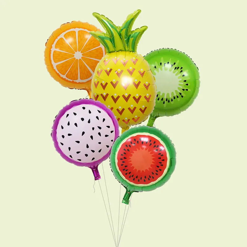 

5pcs Fruit Cactus Pineapple Foil Balloon Set Passion Summer Party Wedding Backdrop Decoration Birthday Party Supplies Kids Balon
