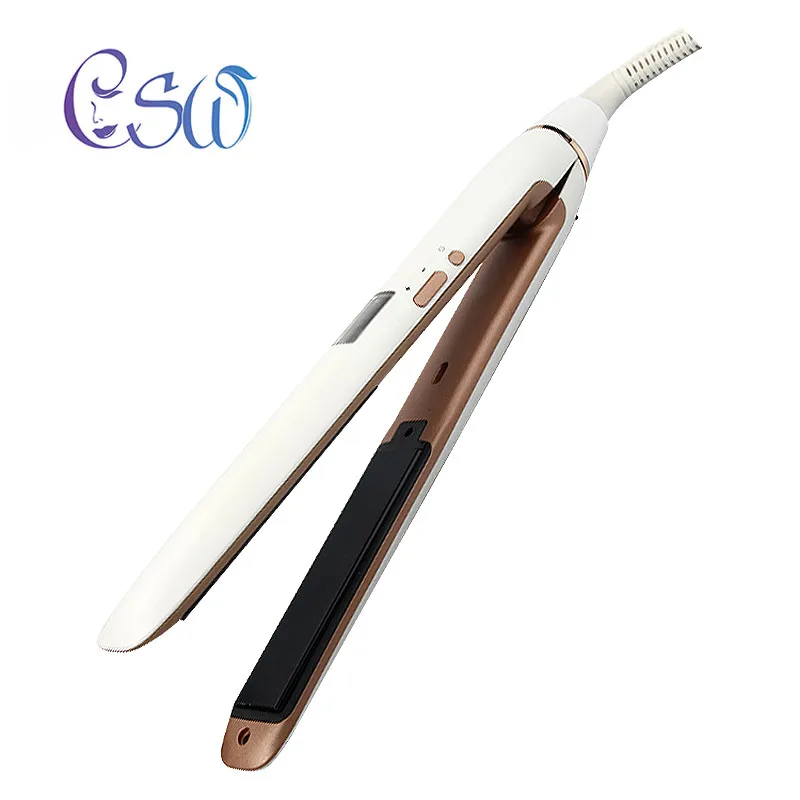 

CSW 39-45W LCD Electric Clip Board Curler Straightening Hair Straightener Curly Fast Heating Curling Iron Rolling Perm Styling