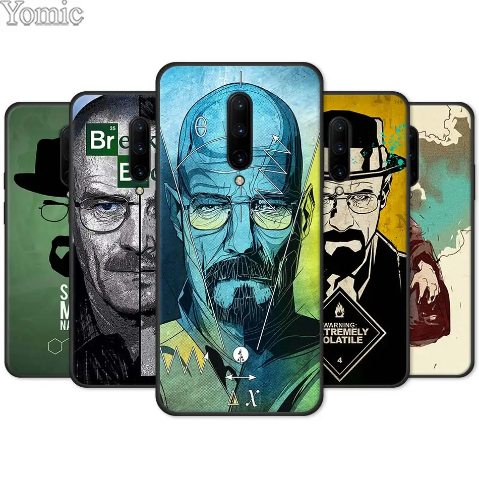 

Breaking Bad Chemistry Walter Black Case for Oneplus 7 7 Pro 6 6T 5T Silicone Phone Case for Oneplus 7 7Pro Soft TPU Cover Shell
