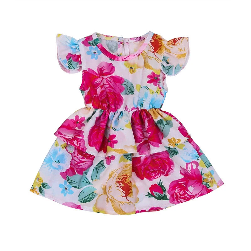 

Flower Kids Baby Girl Tutu Dress Party Pageant Princess Dresses Sundress Toddler Clothes