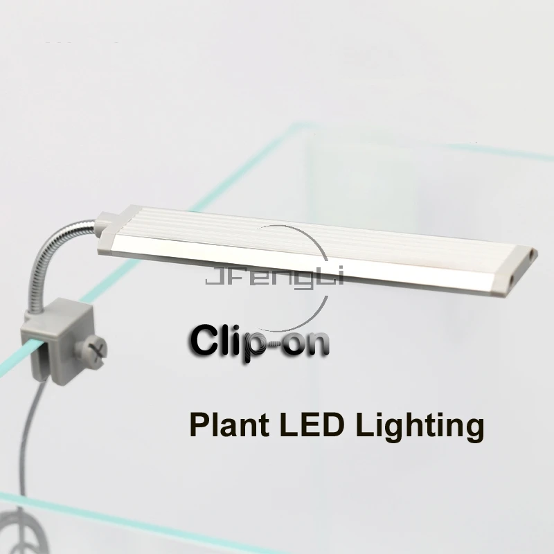 

JFENGLI UP crab aqua LED Lighting Plant Clip on Lamp Energy Saving brightness Angle Adjustable Plant tank Aquarium