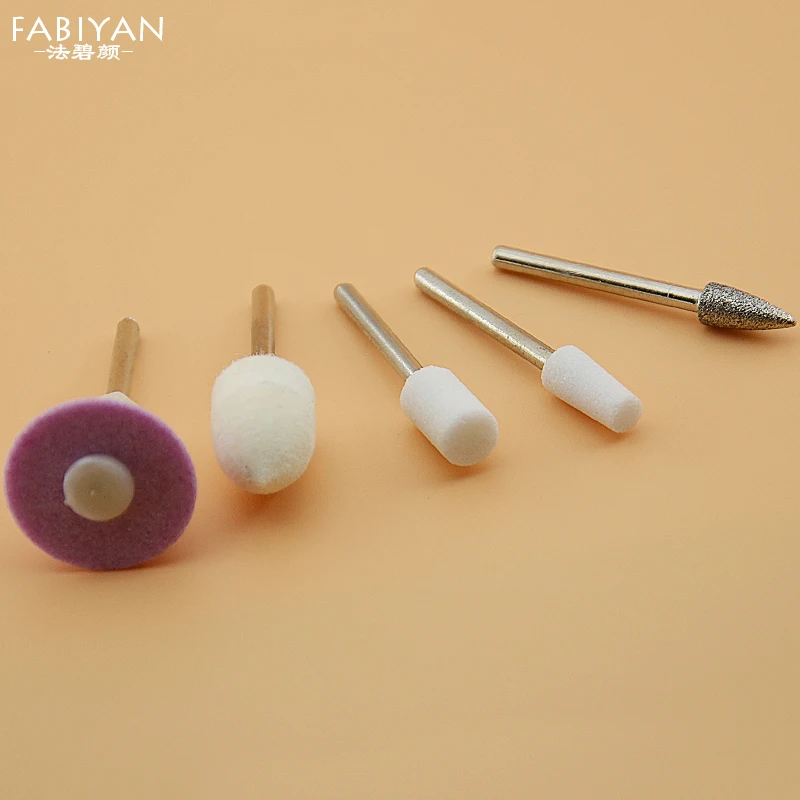 

5PCS/Set Bits Nail Art Drill Buffer File Electric Polishing Sander Sanding Head Grinding Tips Machine DIY Polished Tool Manicure