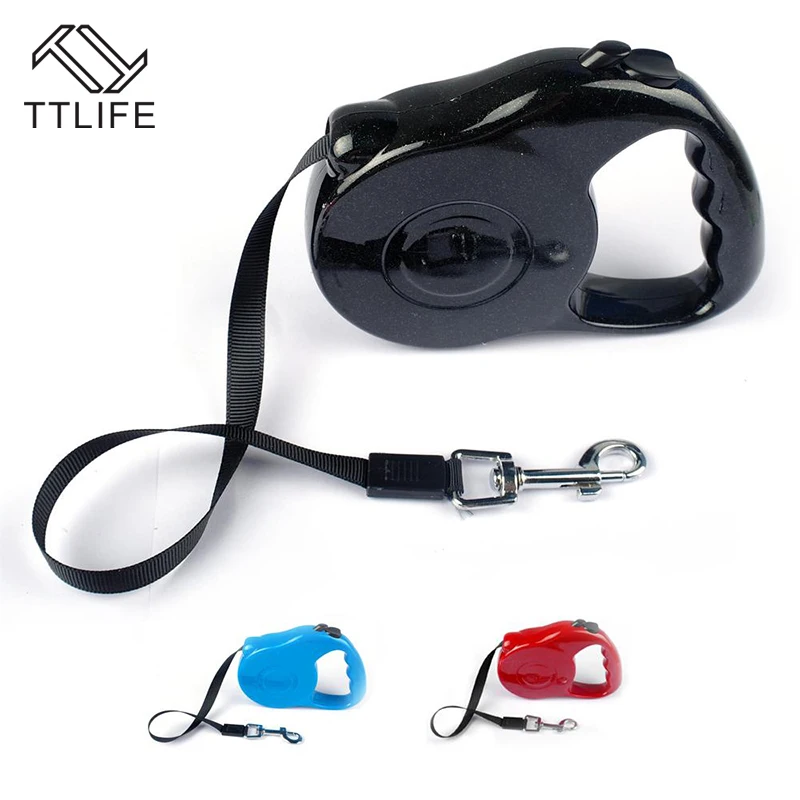 TTLIFE Durable Adjustable Flexible Dog Leash For Dogs Cats One handed