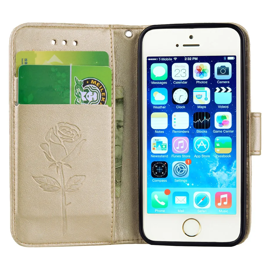 MOUSEMI Flip Wallet Leather Case For iPhone 5S Case Silicone For iPhone Case 5S Phone Cases For Apple iPhone 5 5S SE Back Cover (10)