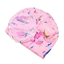 Детская Колыбелька сетка складной москитные всесезонные сетки для дома как на фото кровать От 1 до 2 лет матрац с героем мультфильма Набор подушек