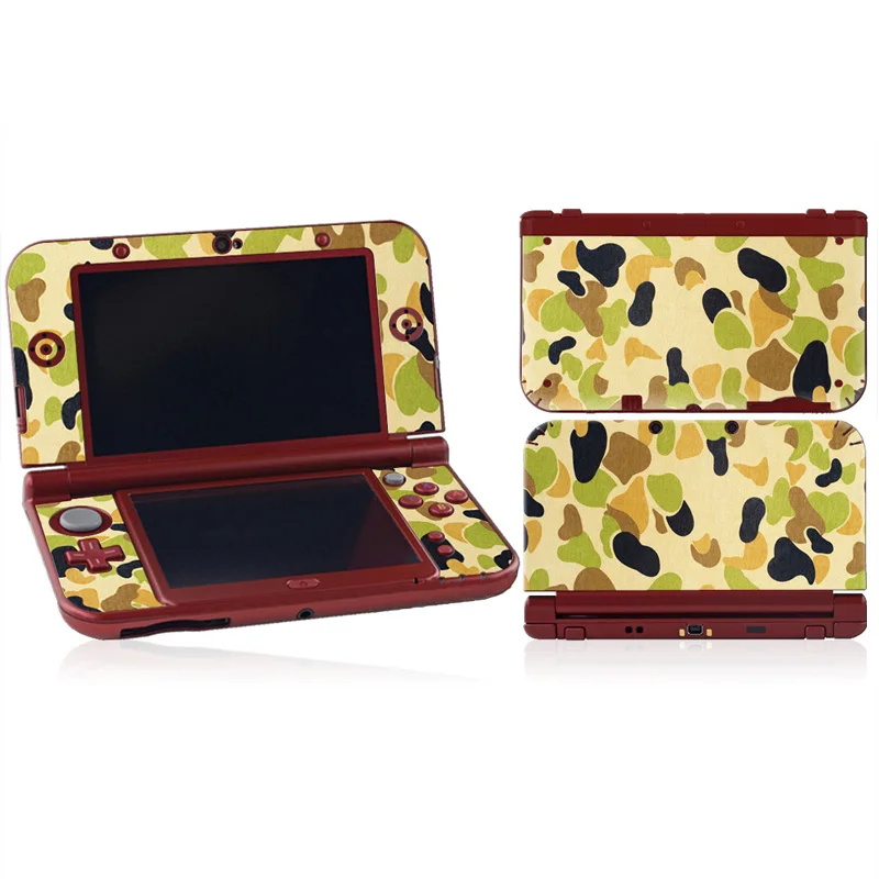Бесплатная Прямая доставка камуфляж patterne цвет для новых 3DS LL XL 2015 плюс Чехол стикер # tn-new3dsll-0482