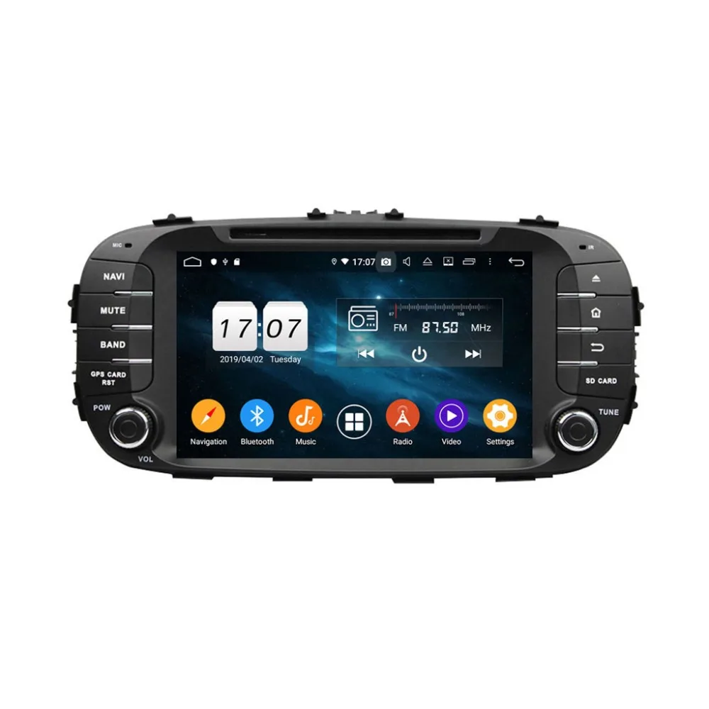 Встроенная память 64G Android 9 0 Octa Core Для Киа соул 2014 2015 PX5 Автомобильная dvd