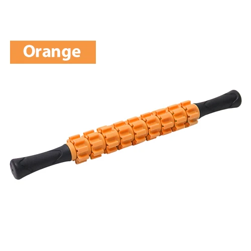 Зеленый Gear Massage Roller Stick Gym Muscle Deep Relaxation Yoga Stick Massage Axis Bodybuilding Fascia Roller Plastic Roller Shaft - Цвет: Зеленый