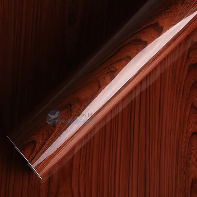 High Glossy Wood Grain Plastic Self Adhesive Vinyl Contact Paper old furniture wardrobe desk