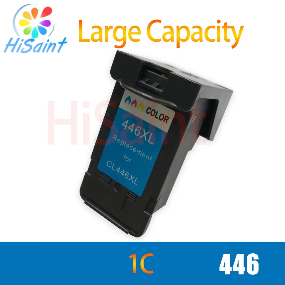 hisaint for canon 446 CL446 color printer ink cartridge for canon pixma ip2810 mg2410 mg2510 ink