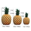 VILEAD Resin Pineapple Piggy Bank Miniatures Figurines Pineapple Model Money Box Fruit Decoration Creative Home Decor ► Photo 2/5