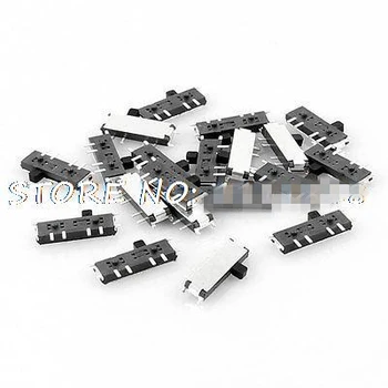 

10pcs or 20pcs or 50pcs DC 50V 0.3A On/Off/On 3-Position 8-Pin DPDT Mini SMD SMT Slide Switch 10mm x 3mm MSK-13C01
