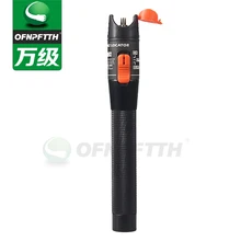 Металлический чехол 10 км-12 км VFL волоконно-оптический кабель тест Визуальный дефектоскоп