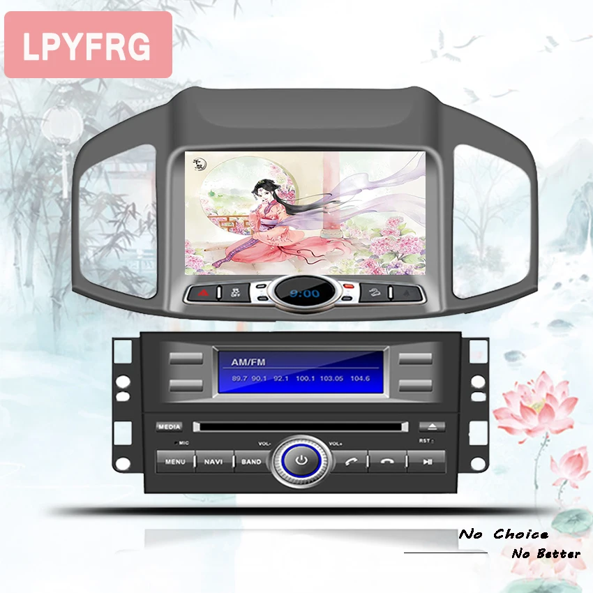 Sale 8" Android 9.0 Ram 4GB 64GB For captiva Epica 2012-2015 Bluetooth Car Player Navigation Radio dvd cd wifi Stereo Video Audio 3