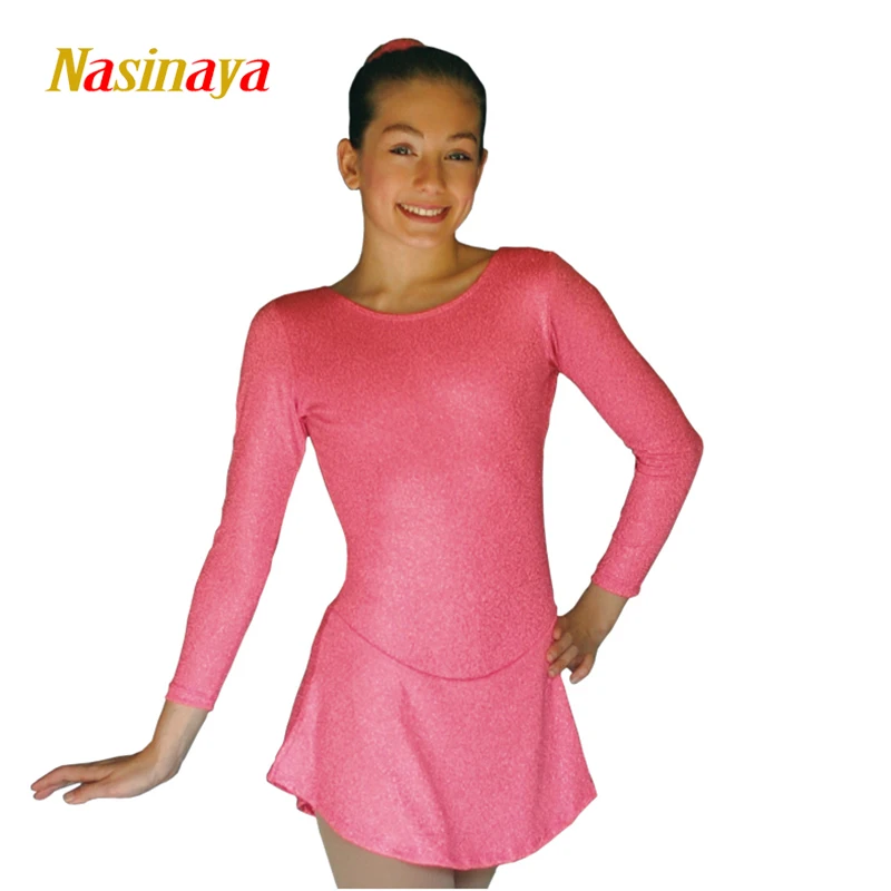 

Nasinaya Figure Skating Dress Customized Competition Ice Skating Skirt for Girl Women Kids Patinaje Gymnastics Performance 277