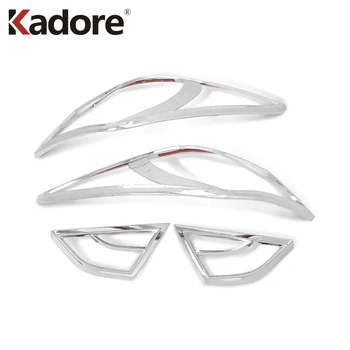 

For Hyundai Sonata i45 2011 2012 2013 ABS Chrome Car Rear Tail Light Lamp Cover Trim Taillight Sticker Exterior Accessories