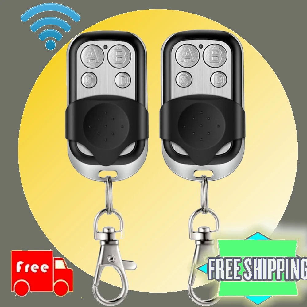 

Wireless 4-Channel Cloning Duplicator Key Fob A Distance Learning Electric Garage Door Controller 433 MHz RF