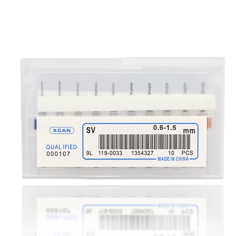 Free Shipping 10pcs 0.6mm-1.5mm Import Carbide PCB Drill Bits Print Circuit Board Mini CNC Drilling Bit Set