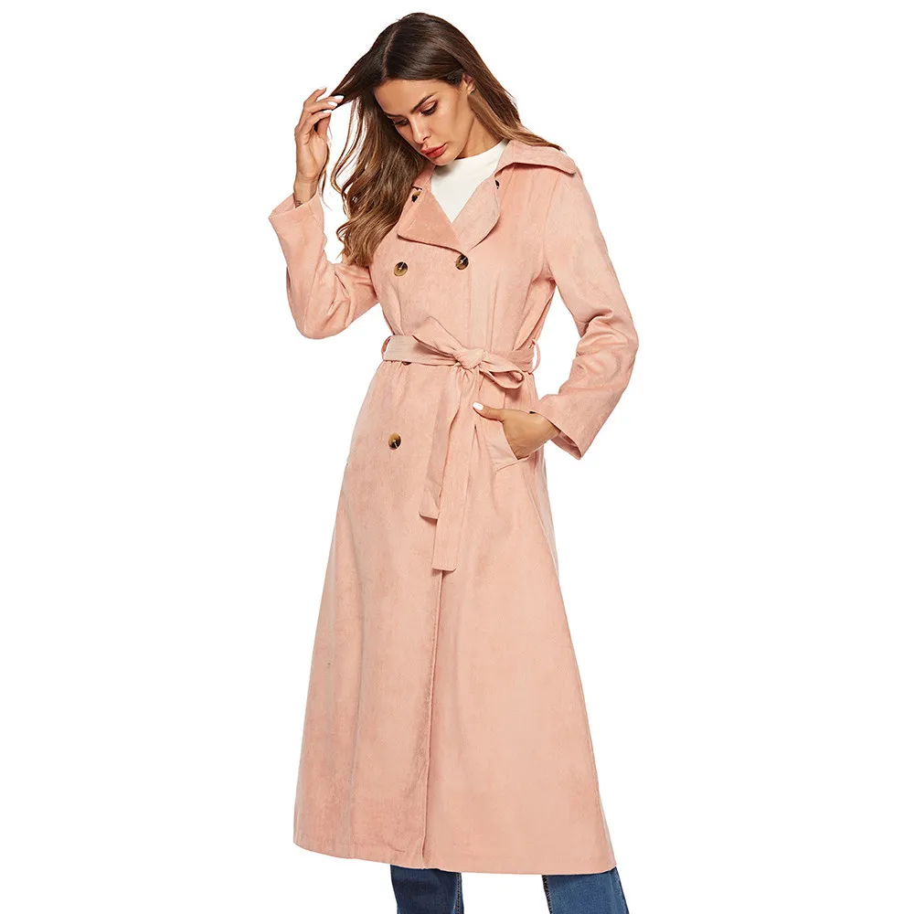 2018 пальто для женщин s зимнее с отворотом тонкое пальто для женщин s длинное пальто Верхняя одежда длинное пальто женская модная одежда 2019