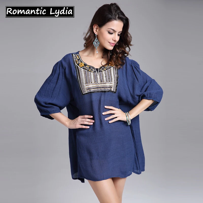 Богемная блузка в стиле бохо летний Повседневный Топ украшенный бисером с