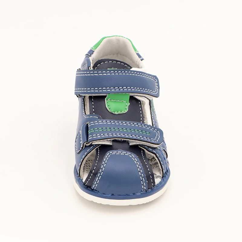 Cute Eagle Children Sandals Summer Pu Leather Orthopedic Sandals  Toddler  Shoes Boys Closed Toe  Beach shoes Baby Flat Shoes 3